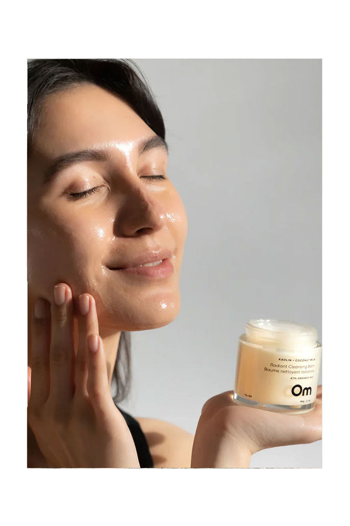 Kaolin + Coconut Milk Radiant Cleansing Balm by Om