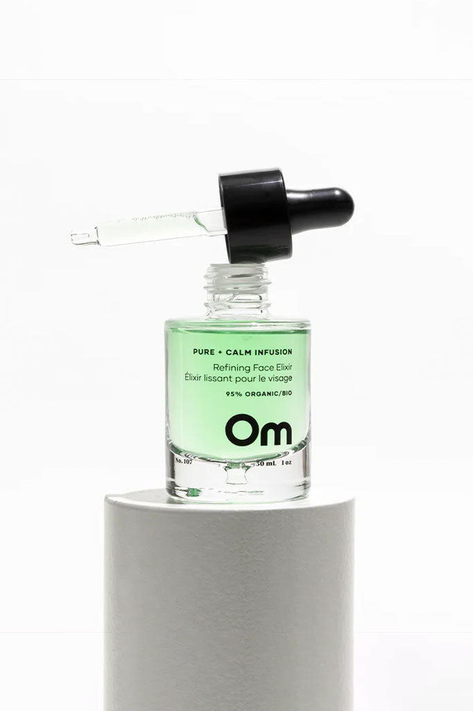 Pure + Calm Infusion Refining Face Elixir by Om